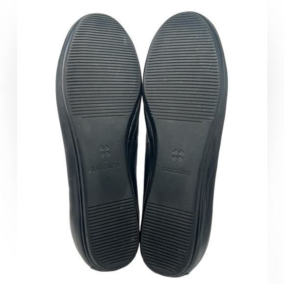 Naturalizer N5 Contour Brittany Black Leather Flats - Picture 5 of 5